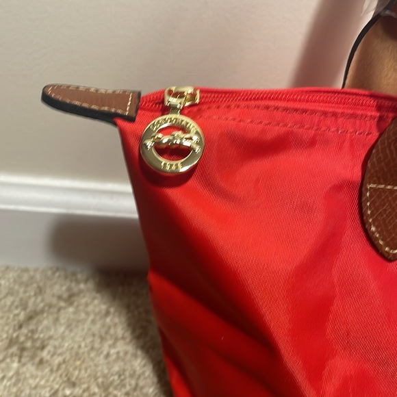 Longchamp foldable red bag - Picture 3 of 5